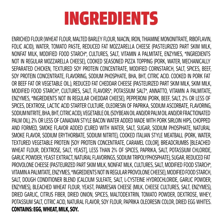 Four Meat & Four Cheese Pizza