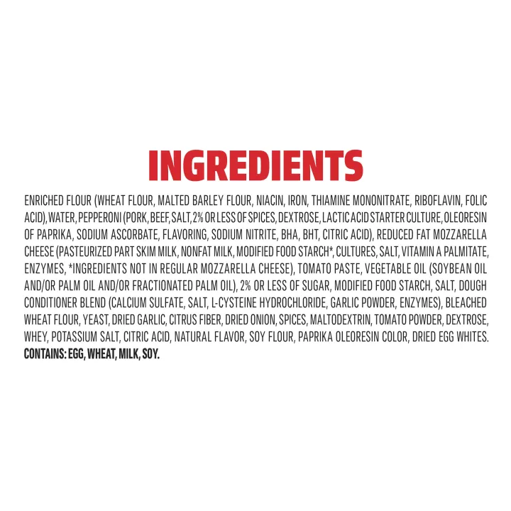 Pepperoni Pizza Italian Style Seasoned Crust