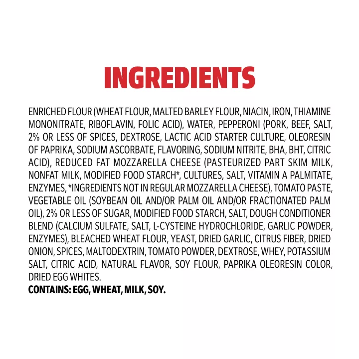 Garlic Crust Pepperoni Pizza