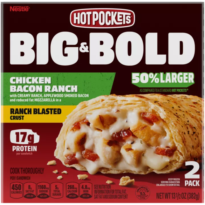 Big and Bold Chicken Bacon Ranch Frozen Sandwich | Official ...