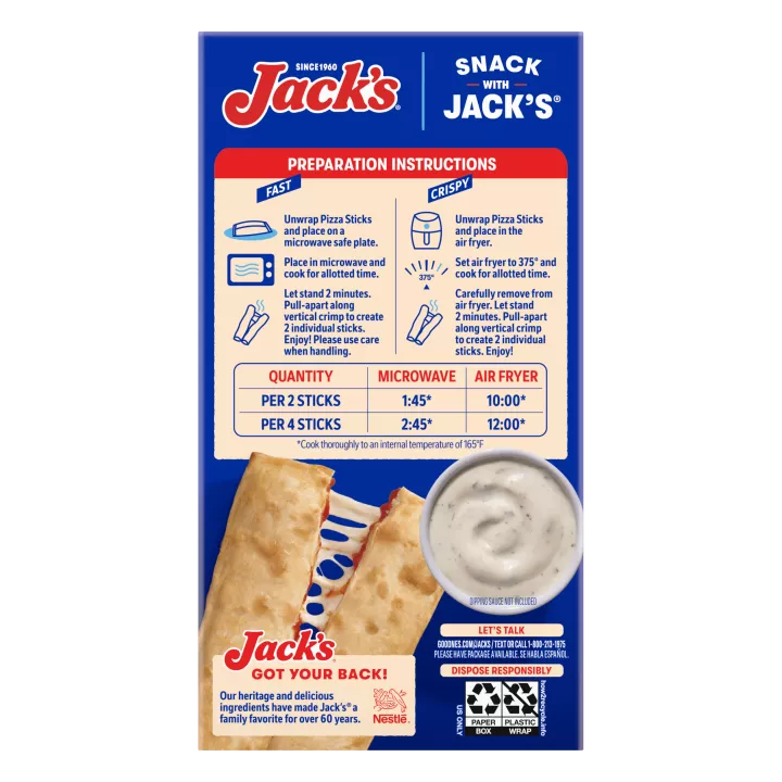 Pepperoni Pizza Sticks Pepperoni made with pork, chicken and beef