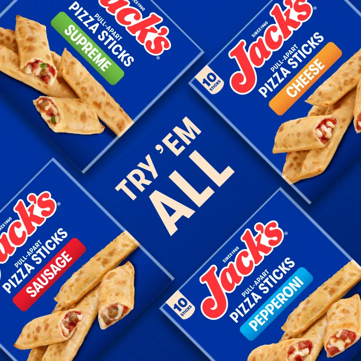 Pull-Apart Pizza Sticks Cheeseburger