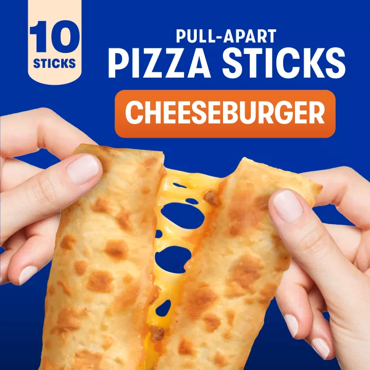 Pull-Apart Pizza Sticks Cheeseburger