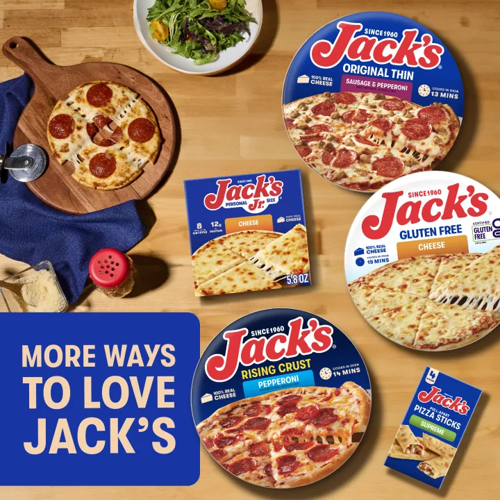 Jack's Jr. Thin Crust Cheese Personal Pizza