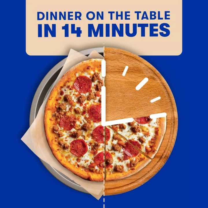 Pizza de tres carnes