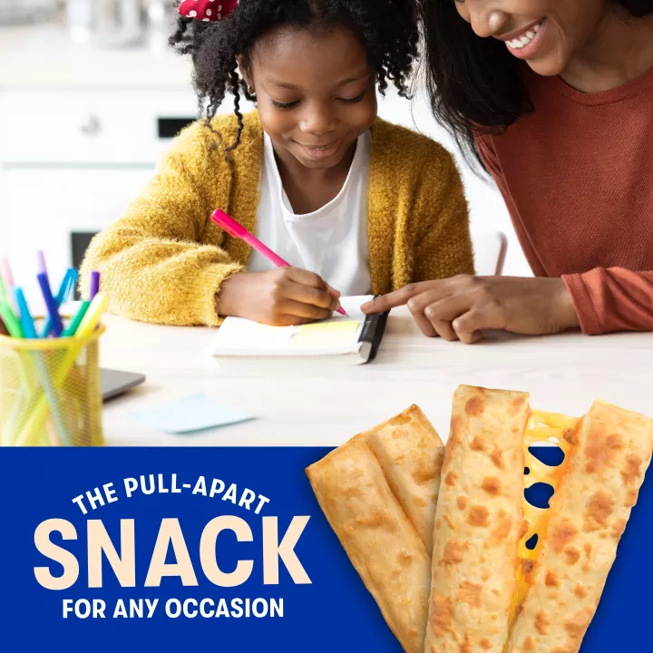 Pull-Apart Pizza Sticks Cheeseburger