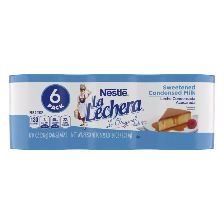 Leche Condensada Azucarada, paquete de 6 latas de 14 oz