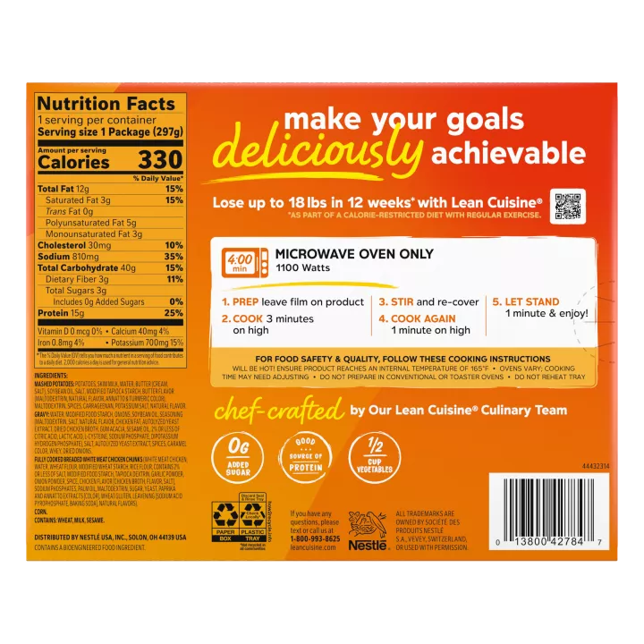 Oven Fried Chicken with Mashed Potatoes