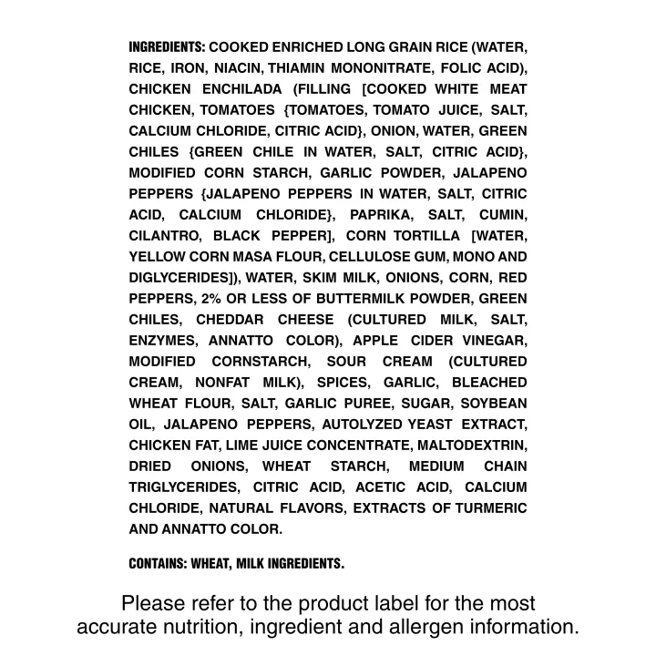 Comida congelada LEAN CUISINE® Chicken Enchilada Suiza