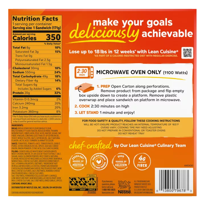 Chicken Marinara Sandwich