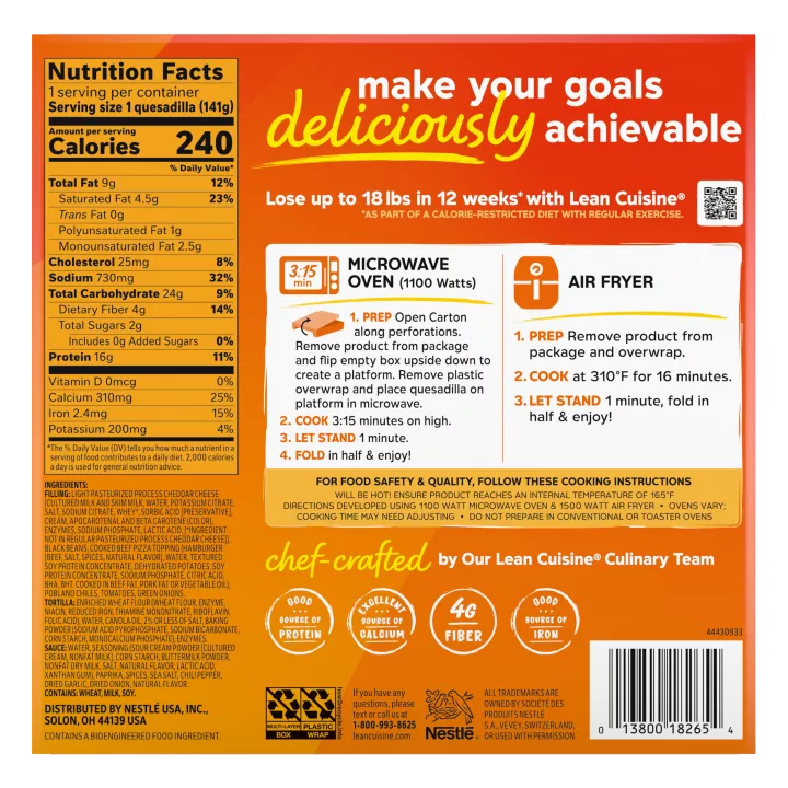 Mexican Style Beef & Cheddar Quesadilla