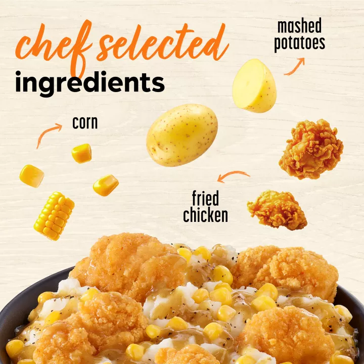 Oven Fried Chicken with Mashed Potatoes