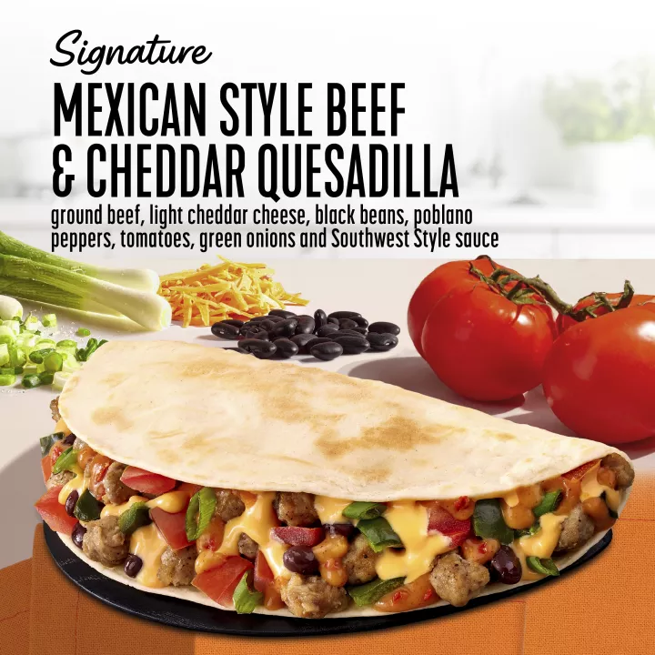 Mexican Style Beef & Cheddar Quesadilla