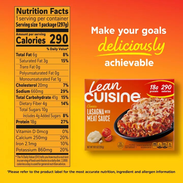 Lasagna with Meat Sauce Frozen Meal | Official LEAN CUISINE®
