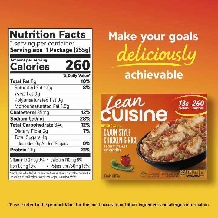 Cajun Style Chicken & Rice Frozen Entrée