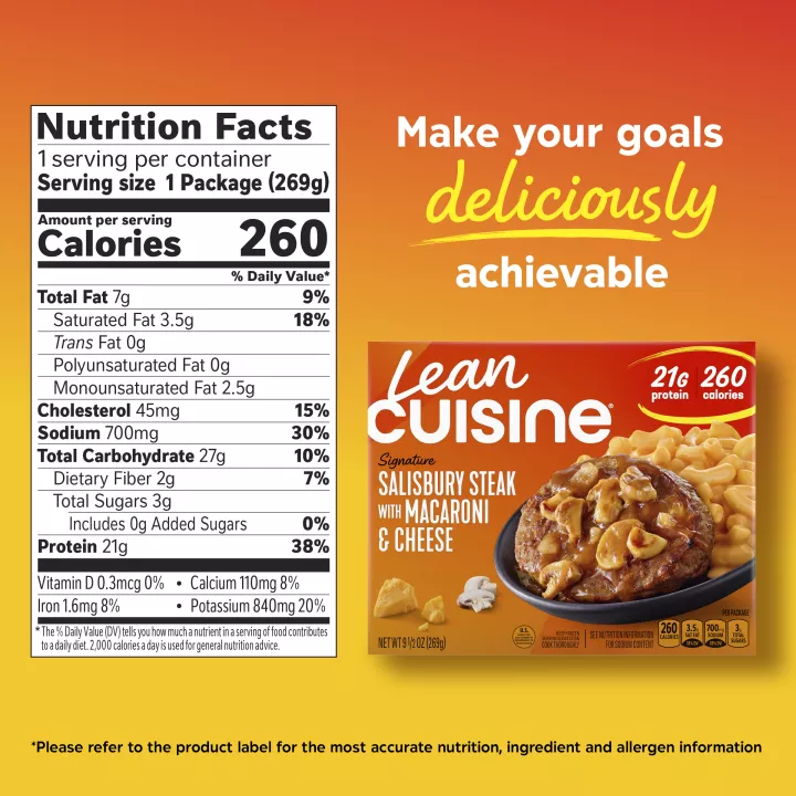 Salisbury Steak with Macaroni and Cheese