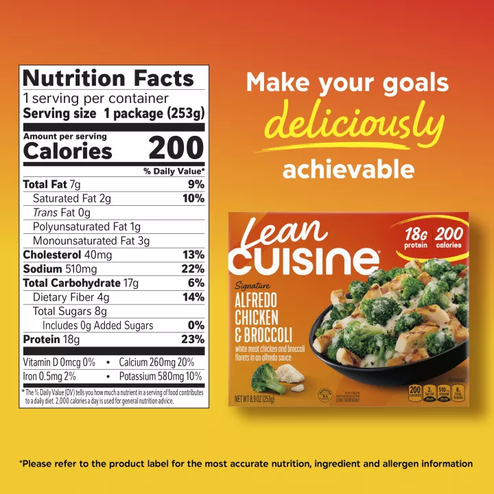 Alfredo Chicken & Broccoli Frozen Meal | Official LEAN CUISINE®