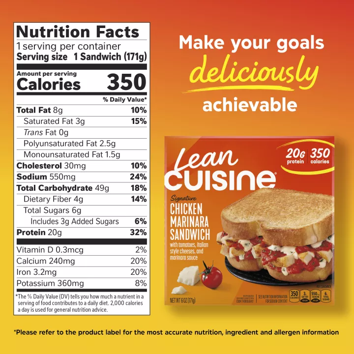 Chicken Marinara Sandwich