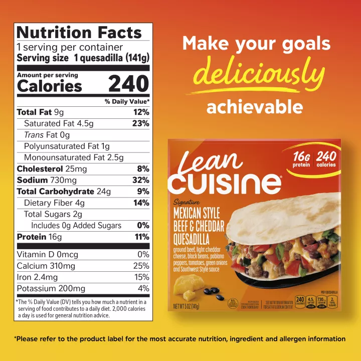 Mexican Style Beef & Cheddar Quesadilla