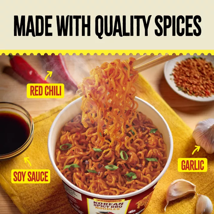 Korean Spicy BBQ Noodles Cup