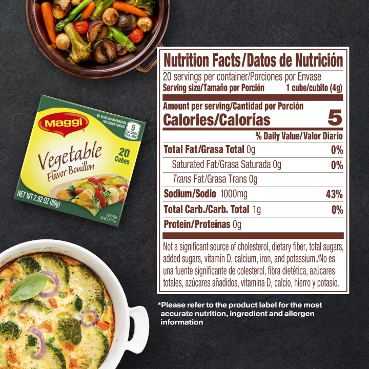 Vegetable Bouillon 20 Cubes