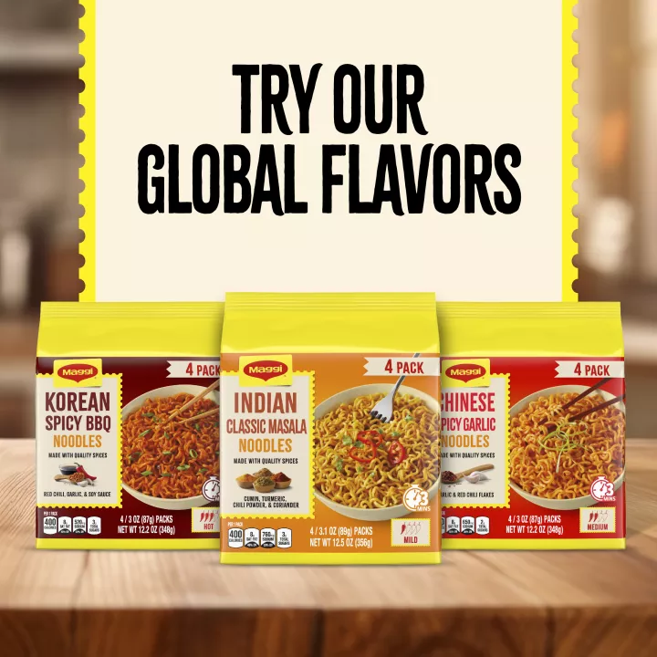 Chinese Spicy Garlic Noodles 4 Pack