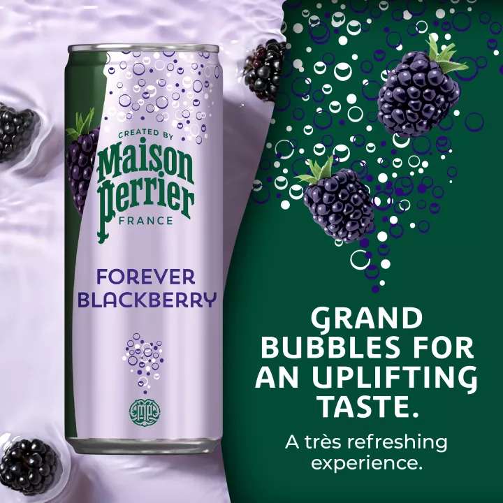 Maison Perrier Blackberry Flavored Sparkling Water