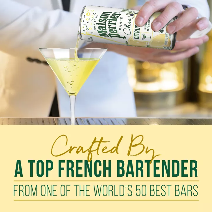 Maison Perrier Chic Citrus Fizz, 8.45 FL OZ Can (4 Count)