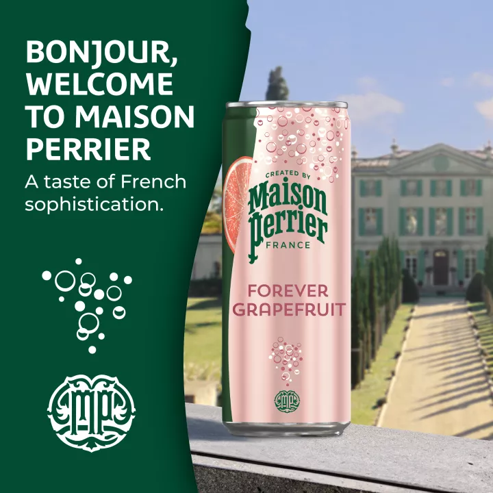 Maison Perrier agua gasificada sabor toronja