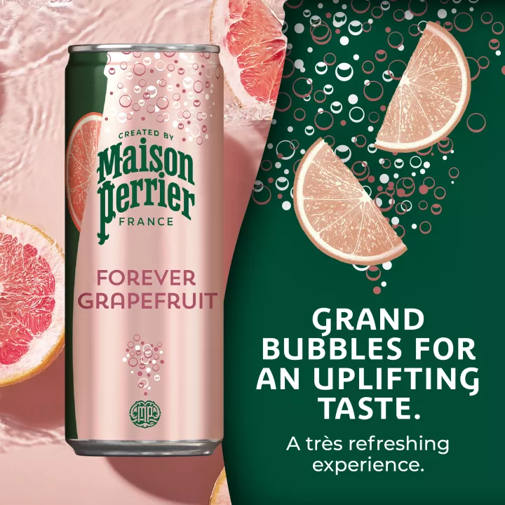 オウパラディSavon/Pure/Grapefruit/Springgarden Grapefruit Sparkling Water 11.15 fl oz, 8 Pack | Maison Perrier