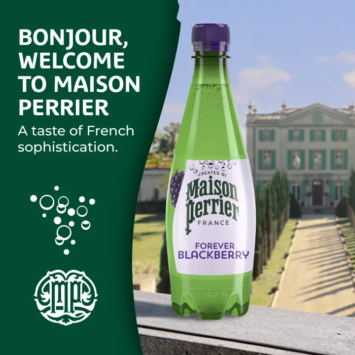 Maison Perrier agua gasificada sabor a mora