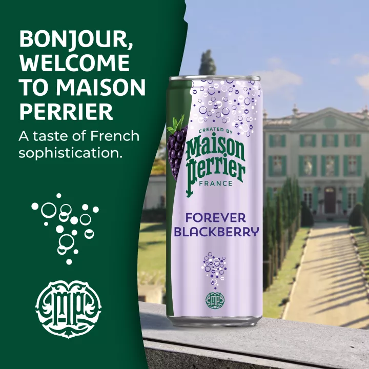 Maison Perrier agua gasificada sabor a mora