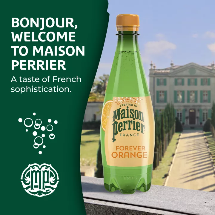 Maison Perrier agua gasificada sabor naranja
