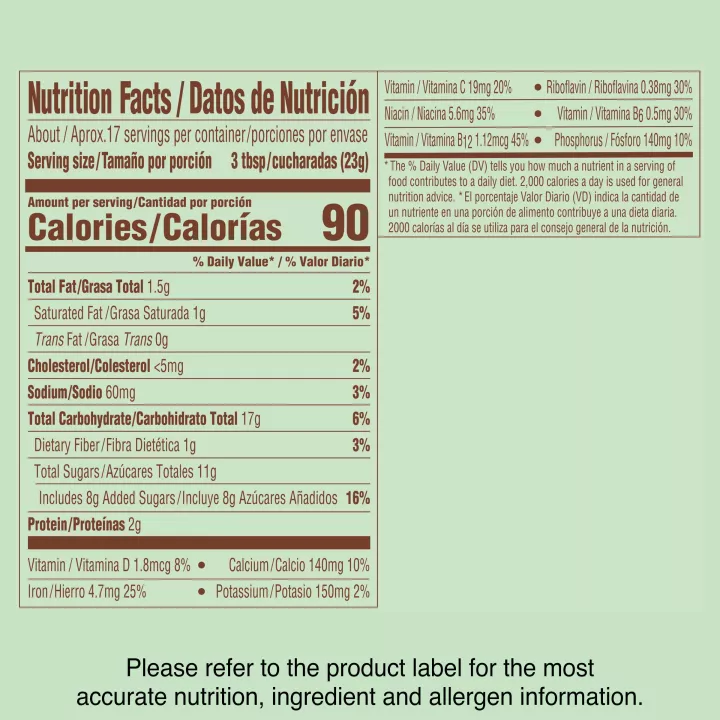 Mezcla de bebida de malta con chocolate