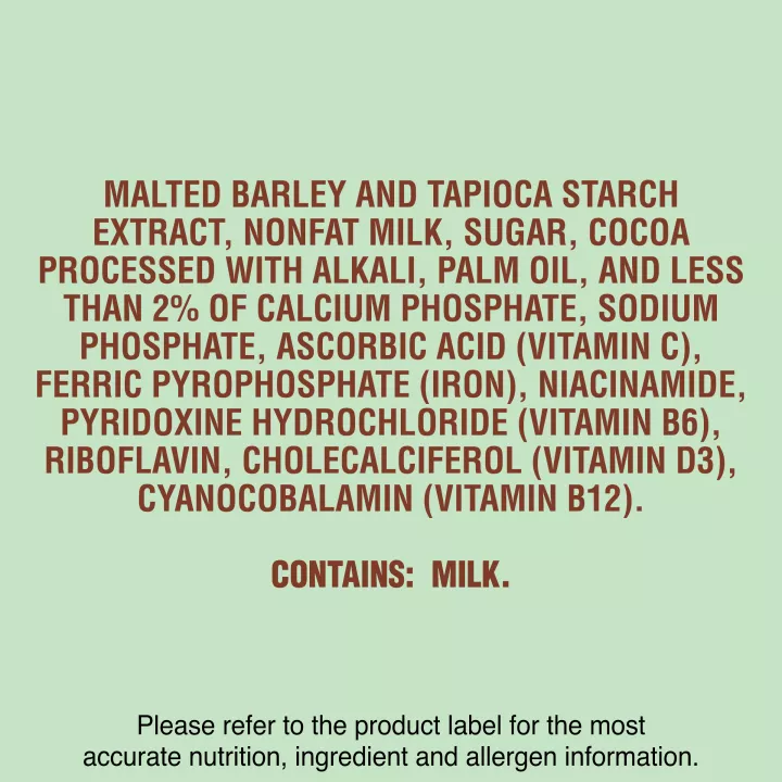 Chocolate Malt Drink Mix