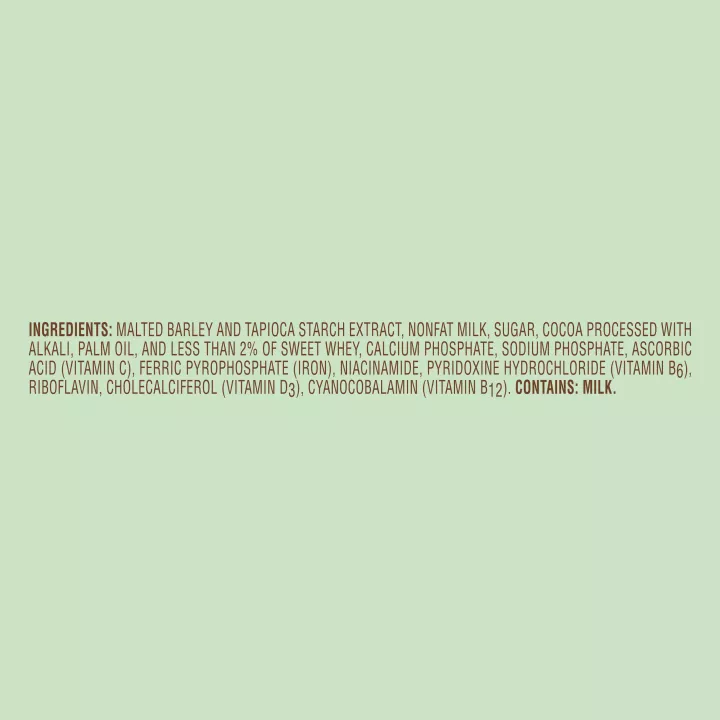 Mezcla de bebida de malta con chocolate