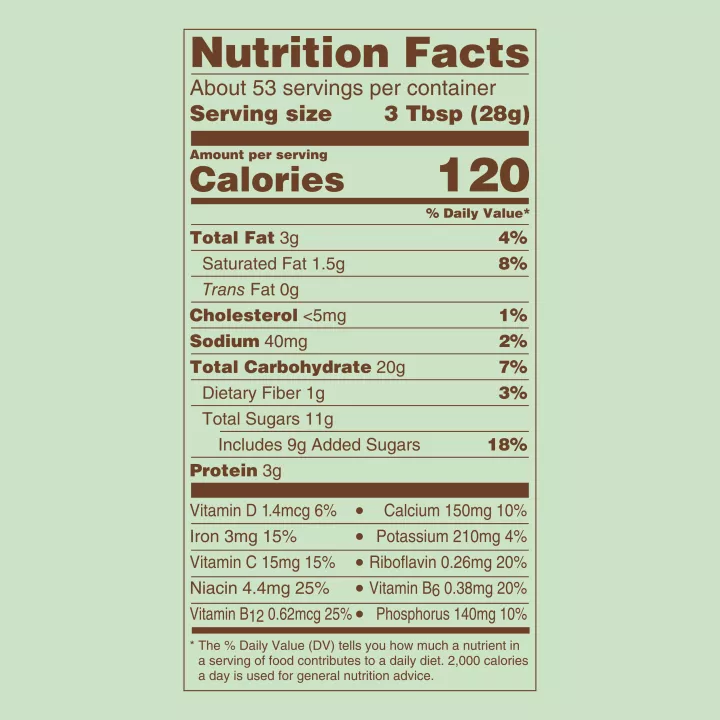 Mezcla de bebida de malta con chocolate