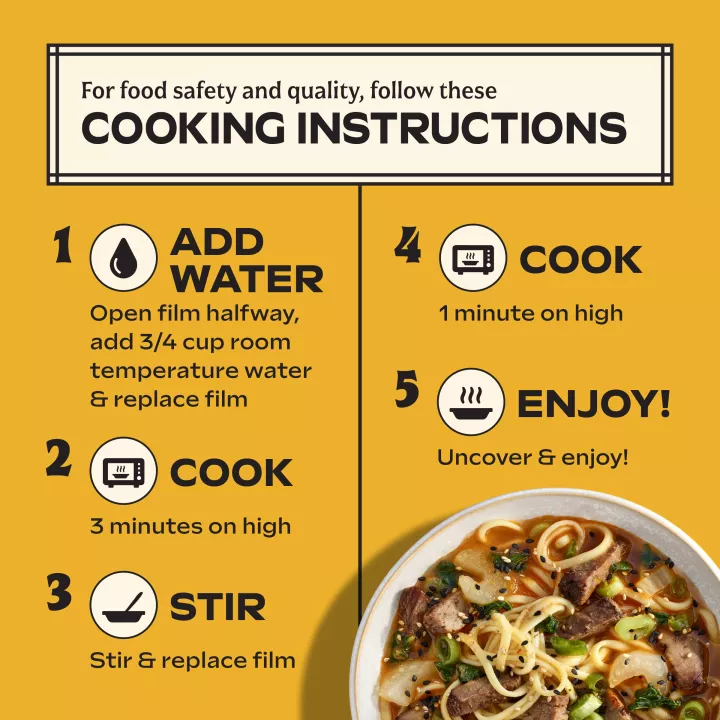 Mings Spicy Beef Ramen Frozen Entrée