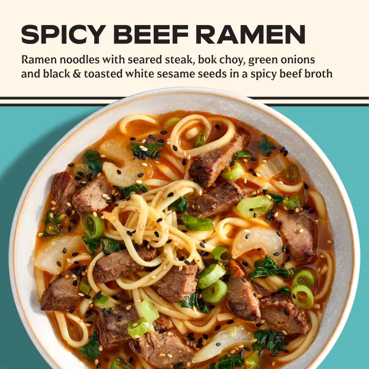 Mings Spicy Beef Ramen Frozen Entrée
