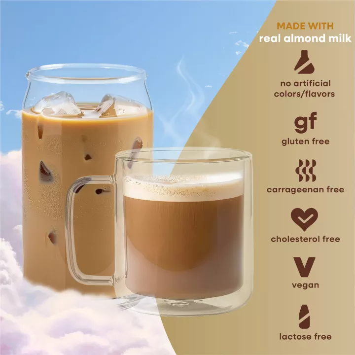 Vanilla Flavored Almond Milk Coffee Creamer