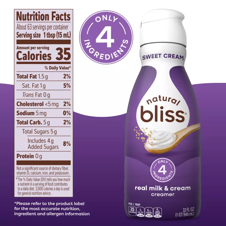 Sweet Cream Flavored Coffee Creamer