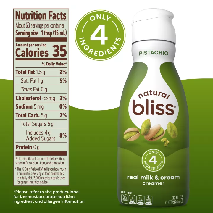 Pistachio Flavored Coffee Creamer