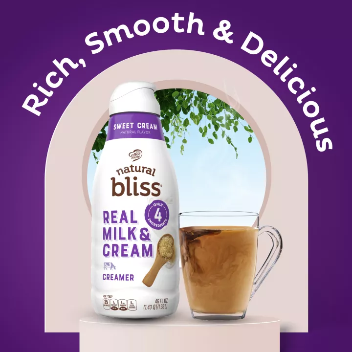 Sweet Cream Liquid Coffee Creamer 46 oz. | Official natural bliss®