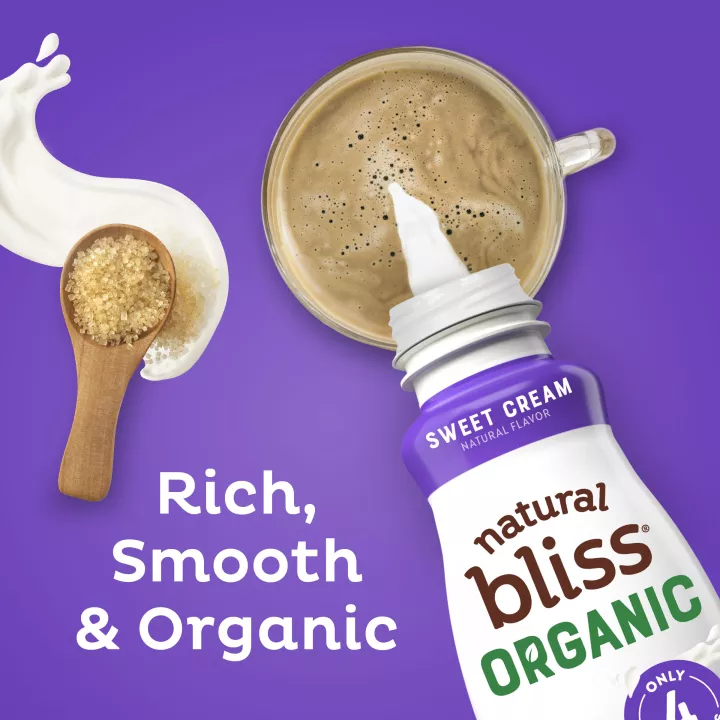 Sweet Cream Flavored Organic Coffee Creamer