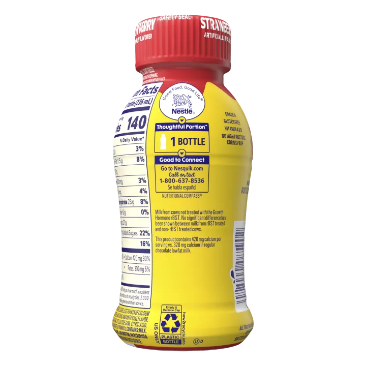 Strawberry Low-fat Milk