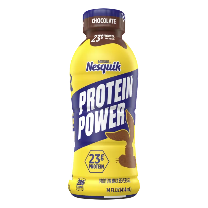 Protein Power Chocolate Protein Milk 14 fl oz Official NESQUIK