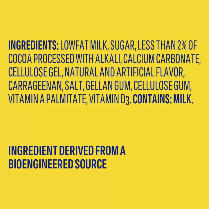 Chocolate Lowfat Milk 4 Bottles