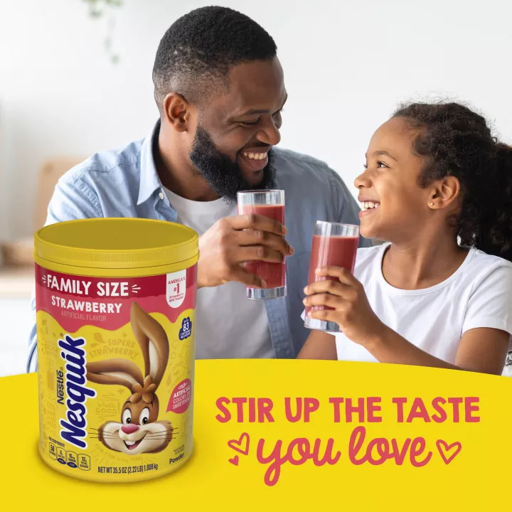 Strawberry Flavored Powder 35.5 oz. Canister