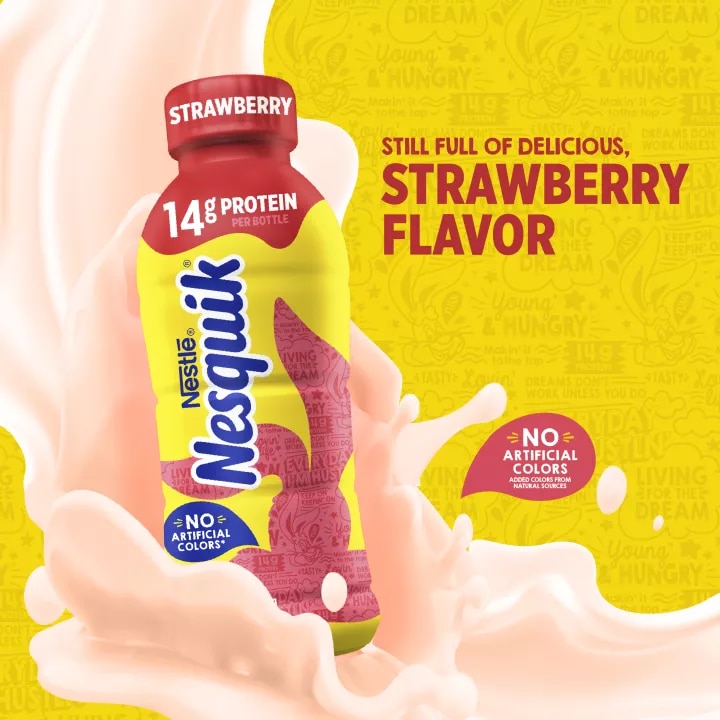 Strawberry Lowfat Milk