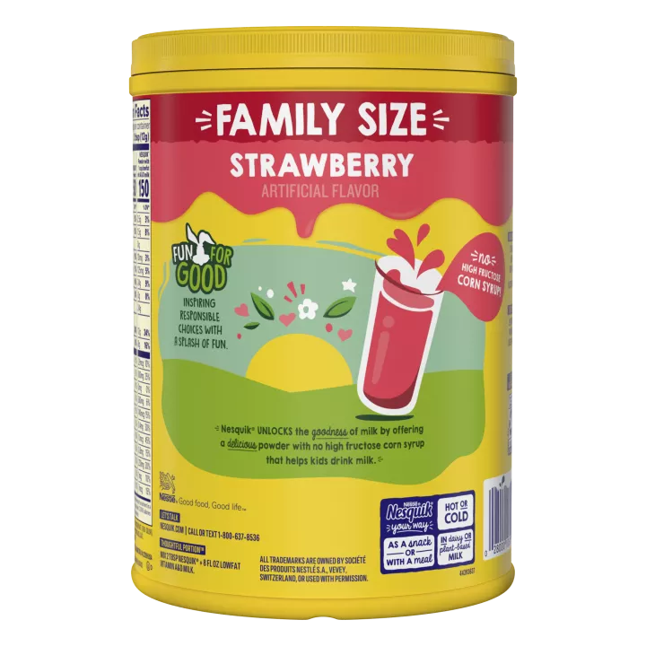 Strawberry Flavored Powder 35.5 oz. Canister